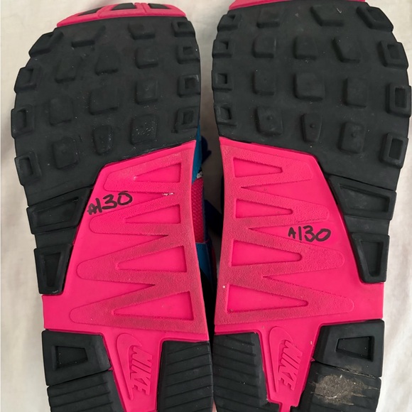 Nike AirStab blue and pink women’s 9.5 Athletic Shoes - Picture 9 of 10